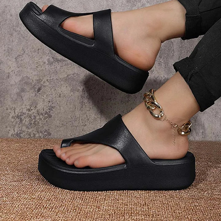 Sandalias mujer con punta abierta