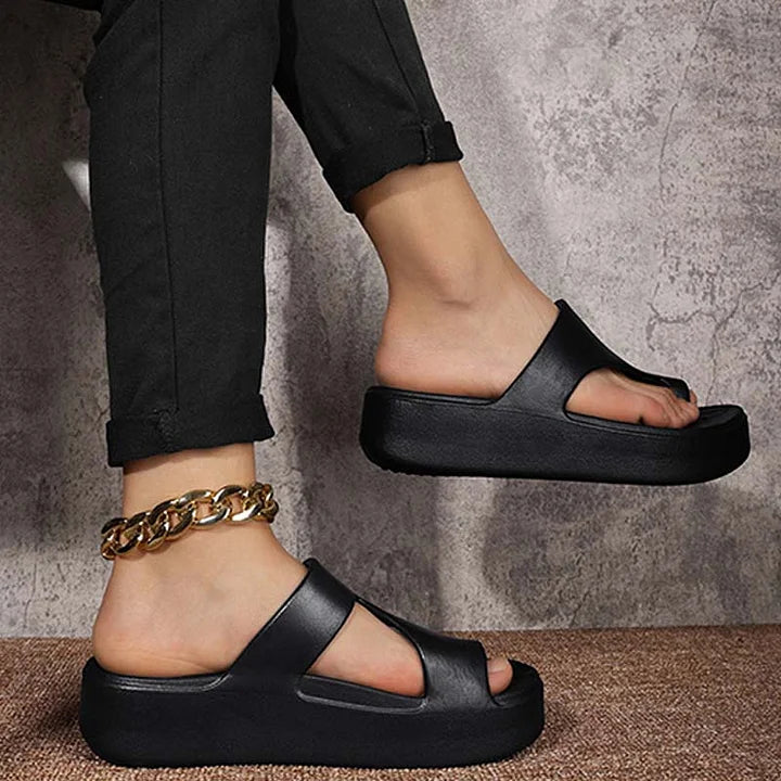 Sandalias mujer con punta abierta
