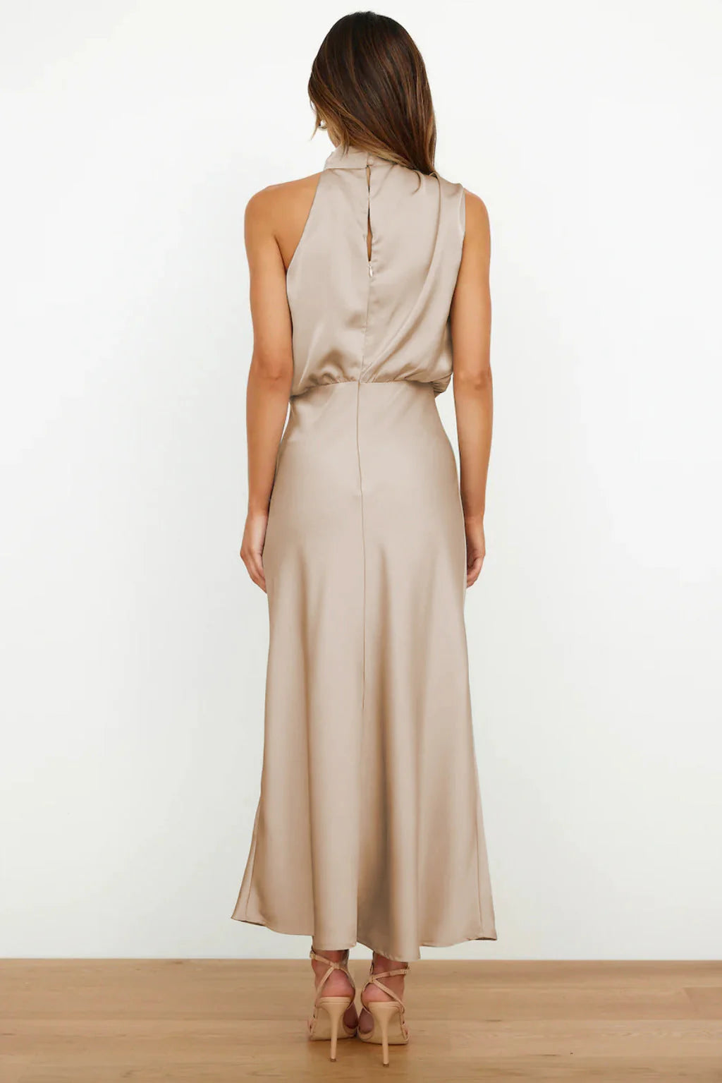 Violeta | Vestido drapeado Sahara