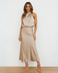 Violeta | Vestido drapeado Sahara