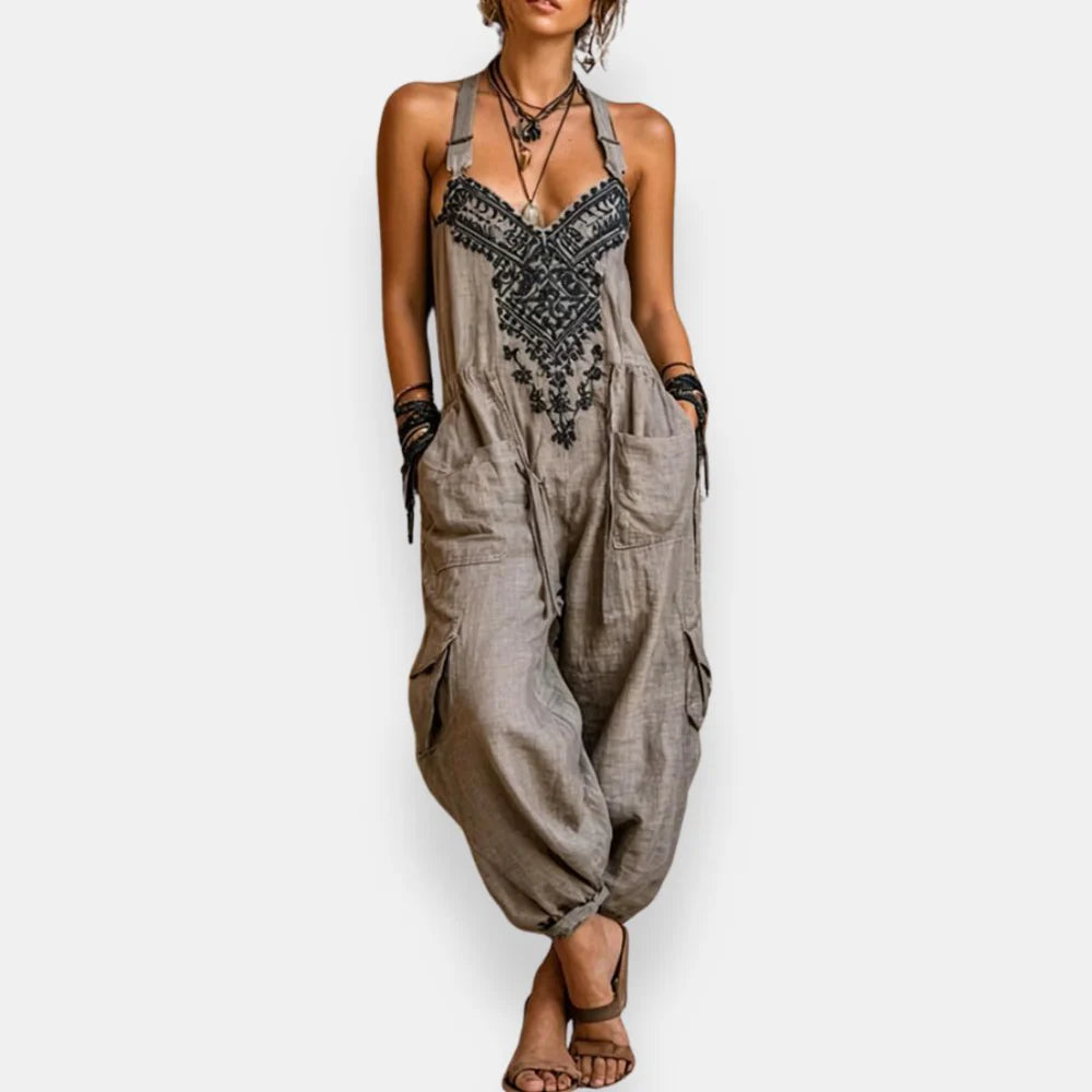 Amelia | Mono bohemio bordado