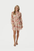 Vestido vintage con estampado floral