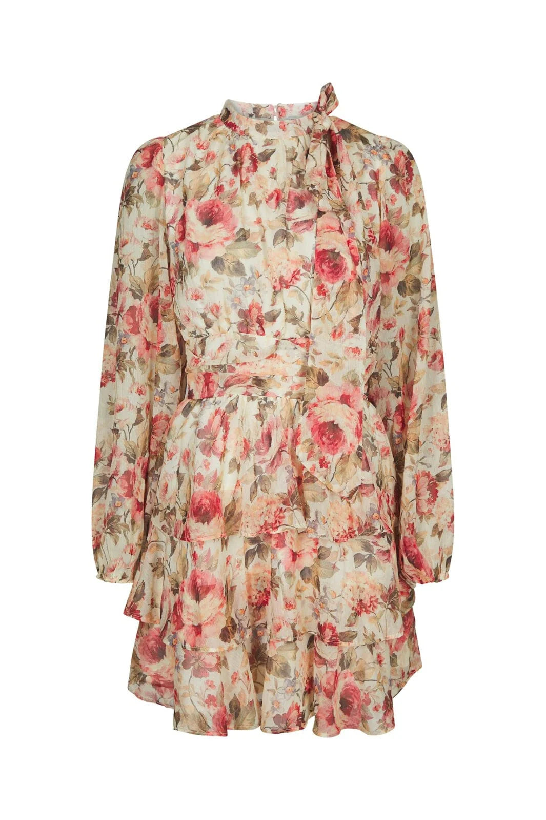 Vestido vintage con estampado floral