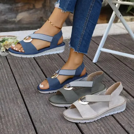 Zoe | Elegantes sandalias con soporte ajustable