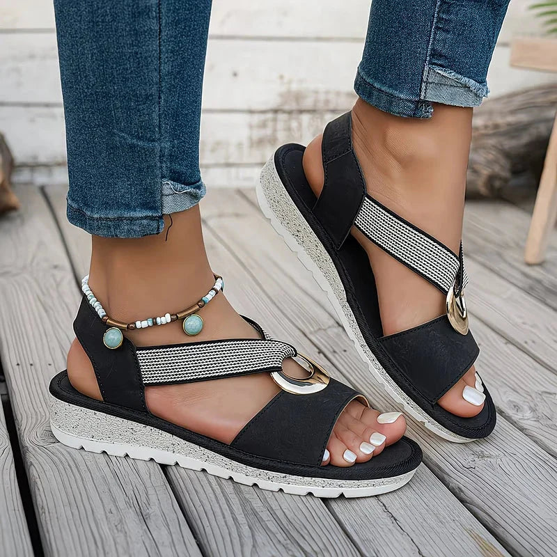 Zoe | Elegantes sandalias con soporte ajustable