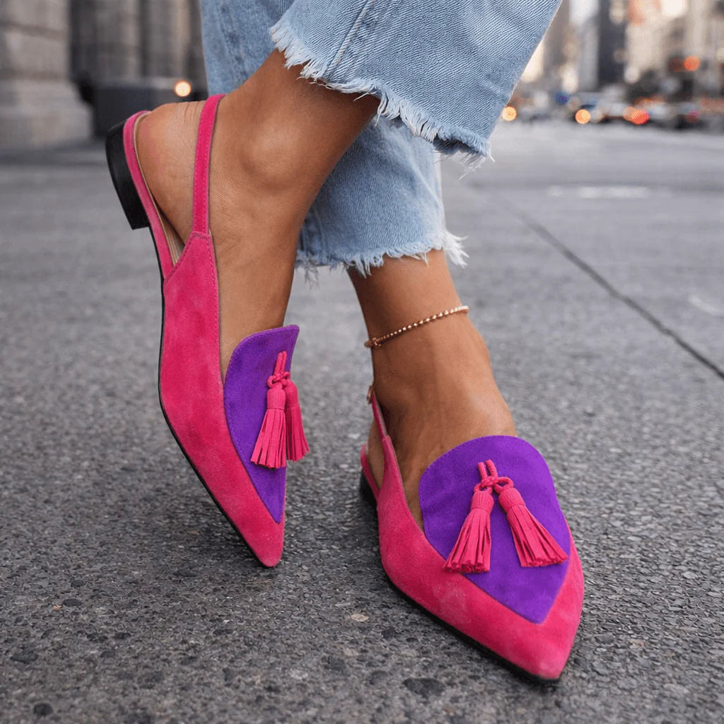 Zapatos de tacón con borlas Lorina