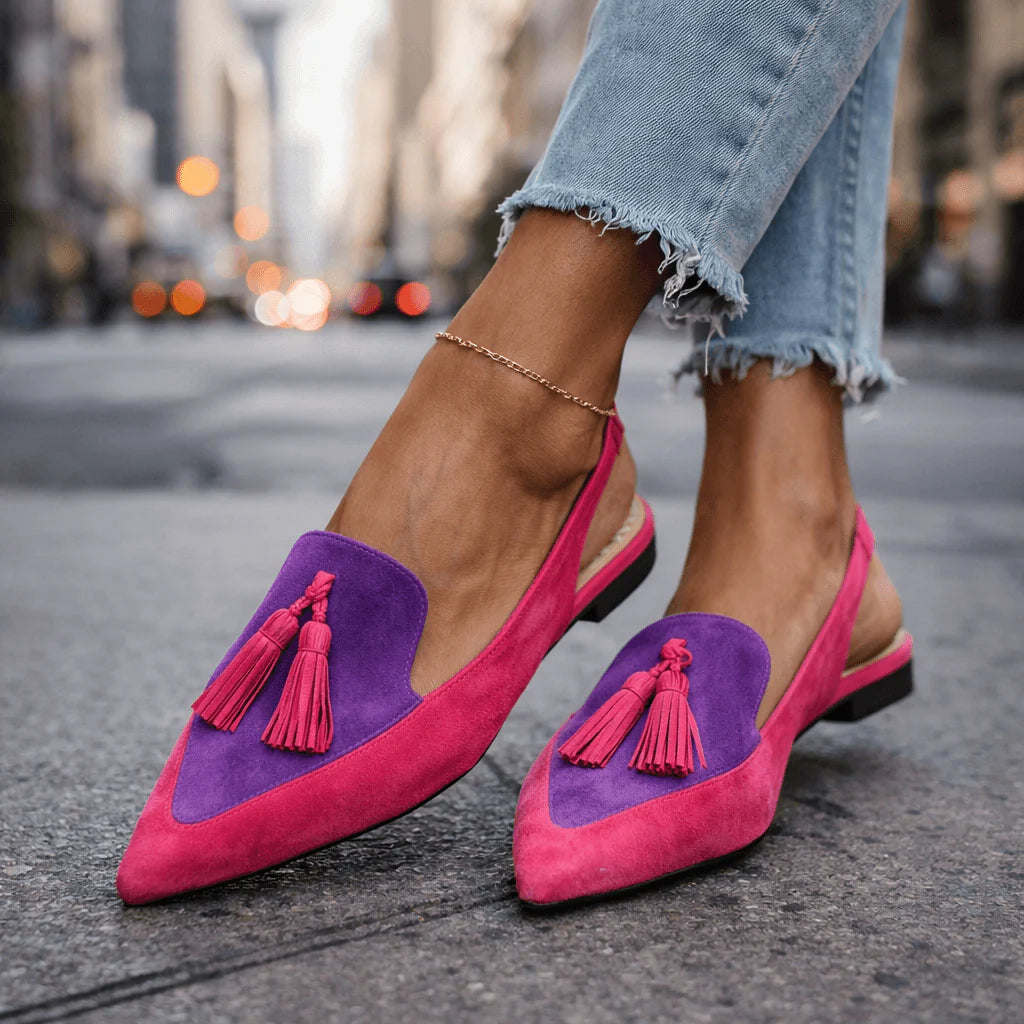 Zapatos de tacón con borlas Lorina