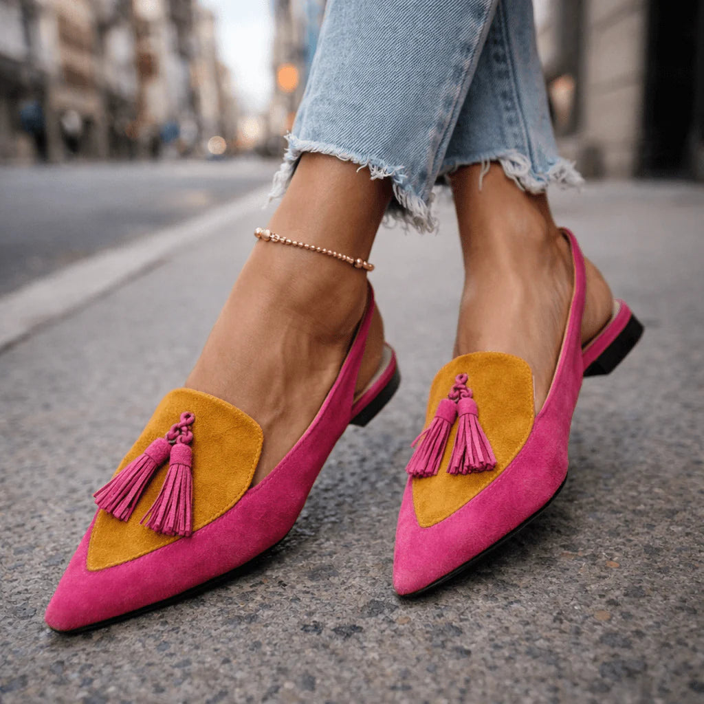 Zapatos de tacón con borlas Lorina