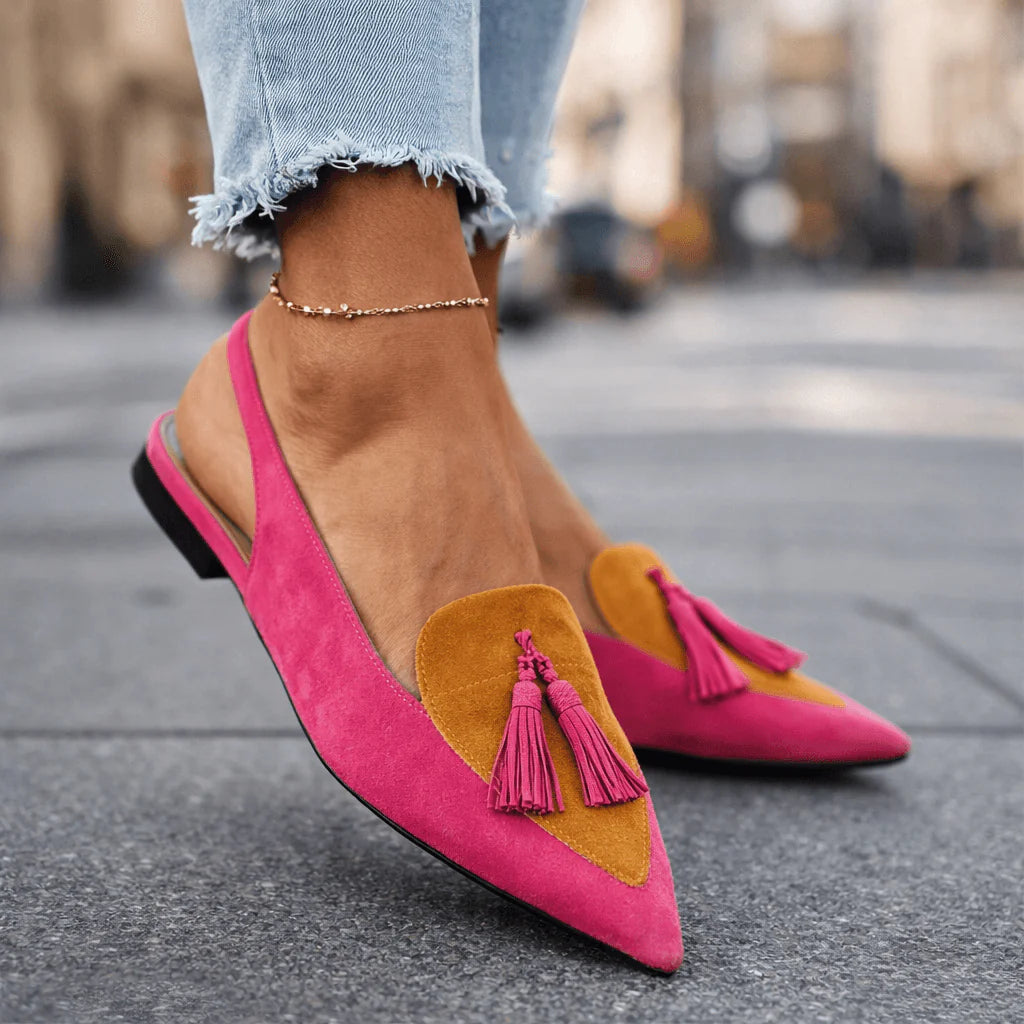 Zapatos de tacón con borlas Lorina