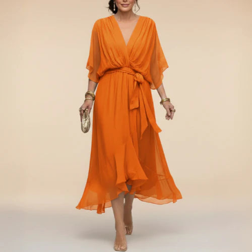 Mónica - Vestido con escote en V