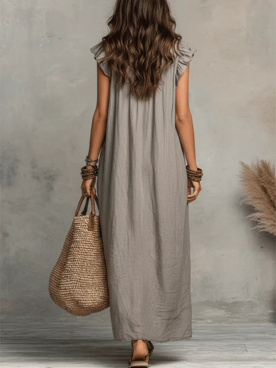 Camela | Vestido largo bohemio